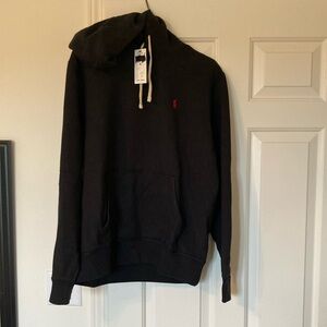New With Tags Polo by Ralph Lauren Black Hoodie Size Medium